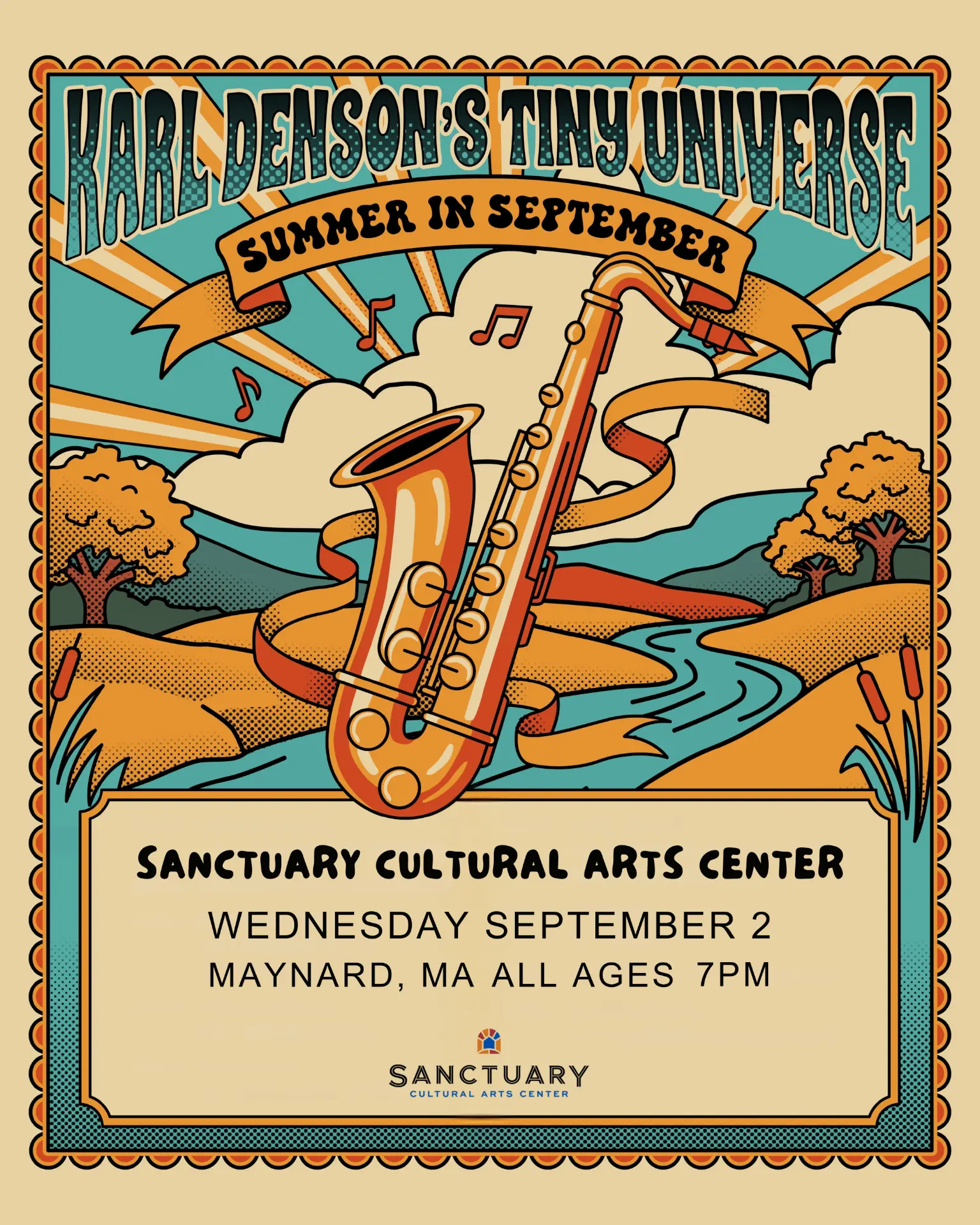 Karl Denson's Tiny Universe — Sanctuary — 82 Main St, Maynard, MA, September 2, 2026